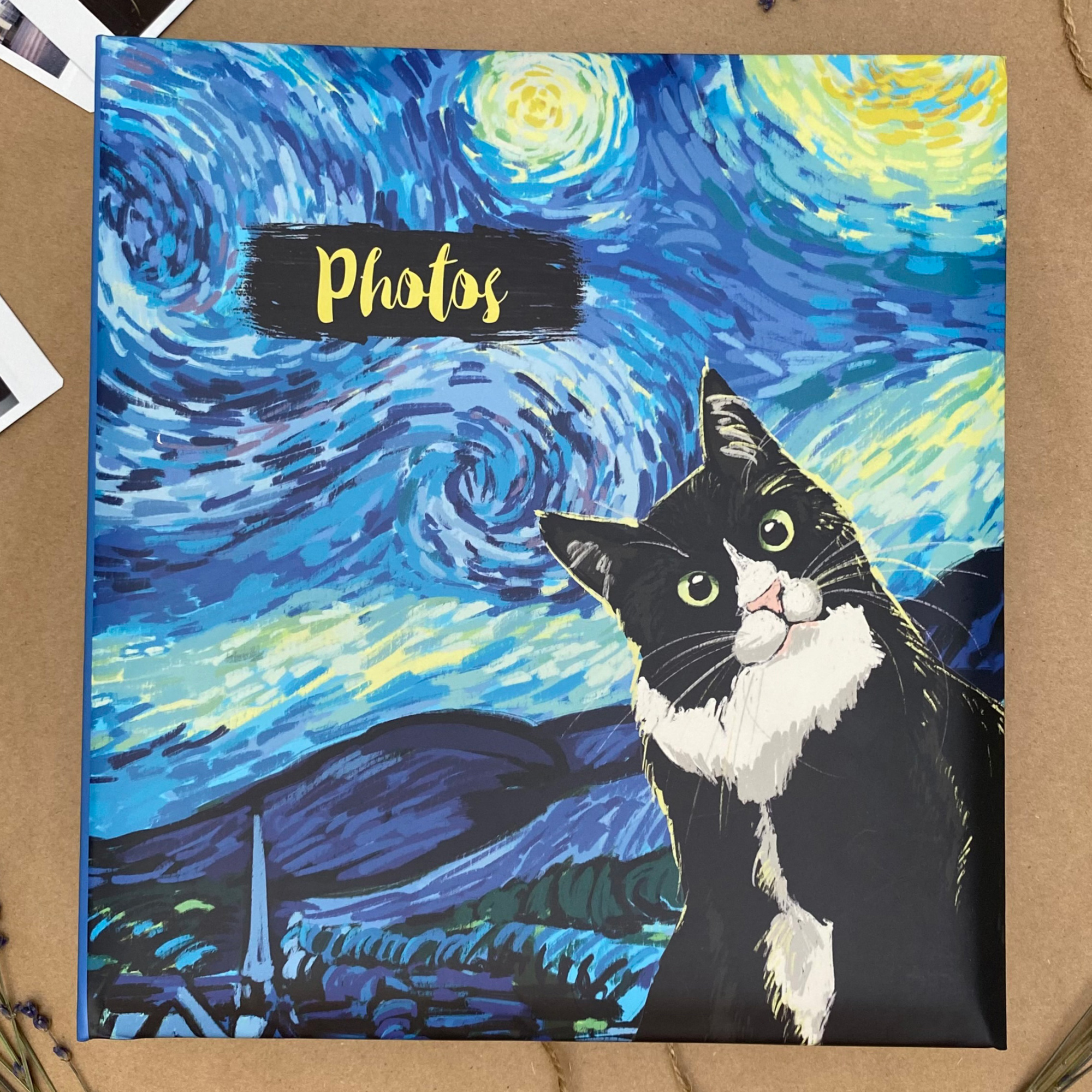 Фотоальбом Полином магнитный, 50 листов, 23х28см - «VVG» Van Gogh style 1