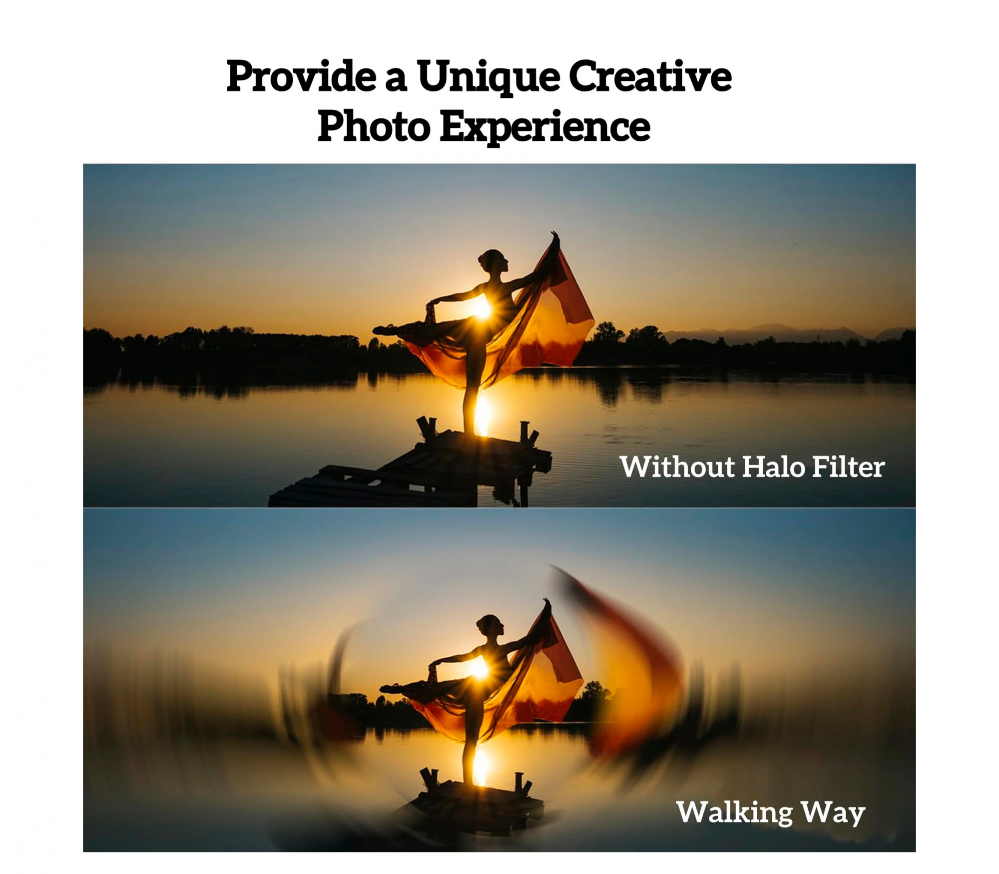 Светофильтр-призма Walking Way Halo Prism 77mm