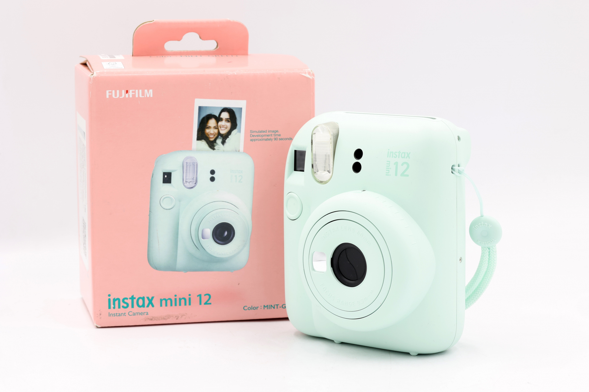 Фотоаппарат моментальной печати Fujifilm Instax MINI 12 Mint Green (состояние 4-) (б/у)