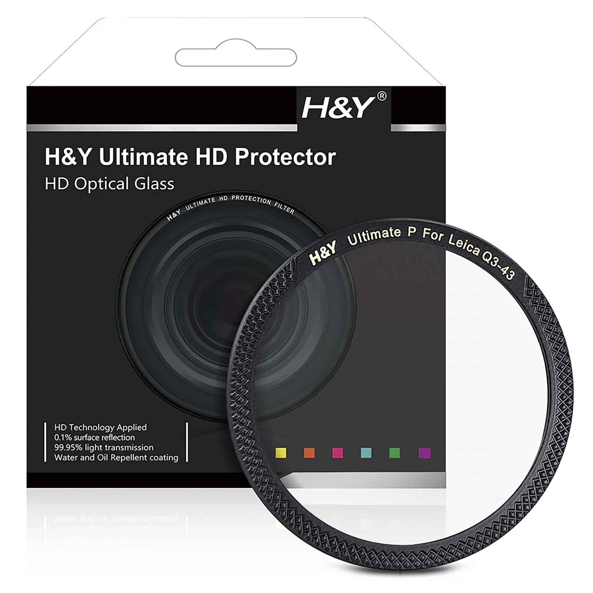 Защитный фильтр H&Y Ultimate HD Protection Filter, для Leica Q3 43, диаметр 49 мм