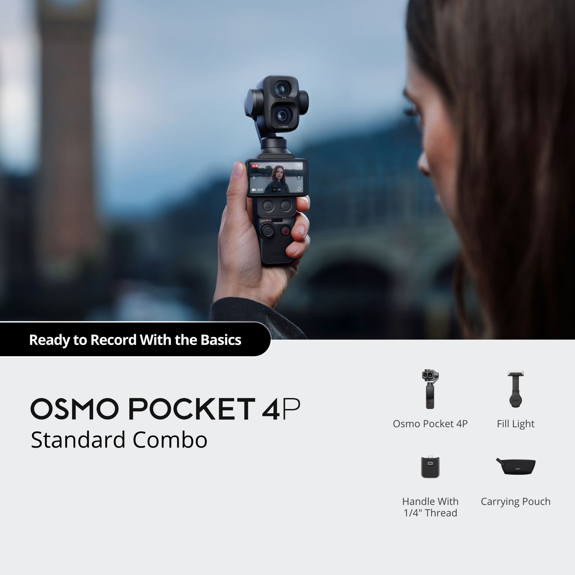 Камера с 3-осевым подвесом DJI Osmo Pocket 4P