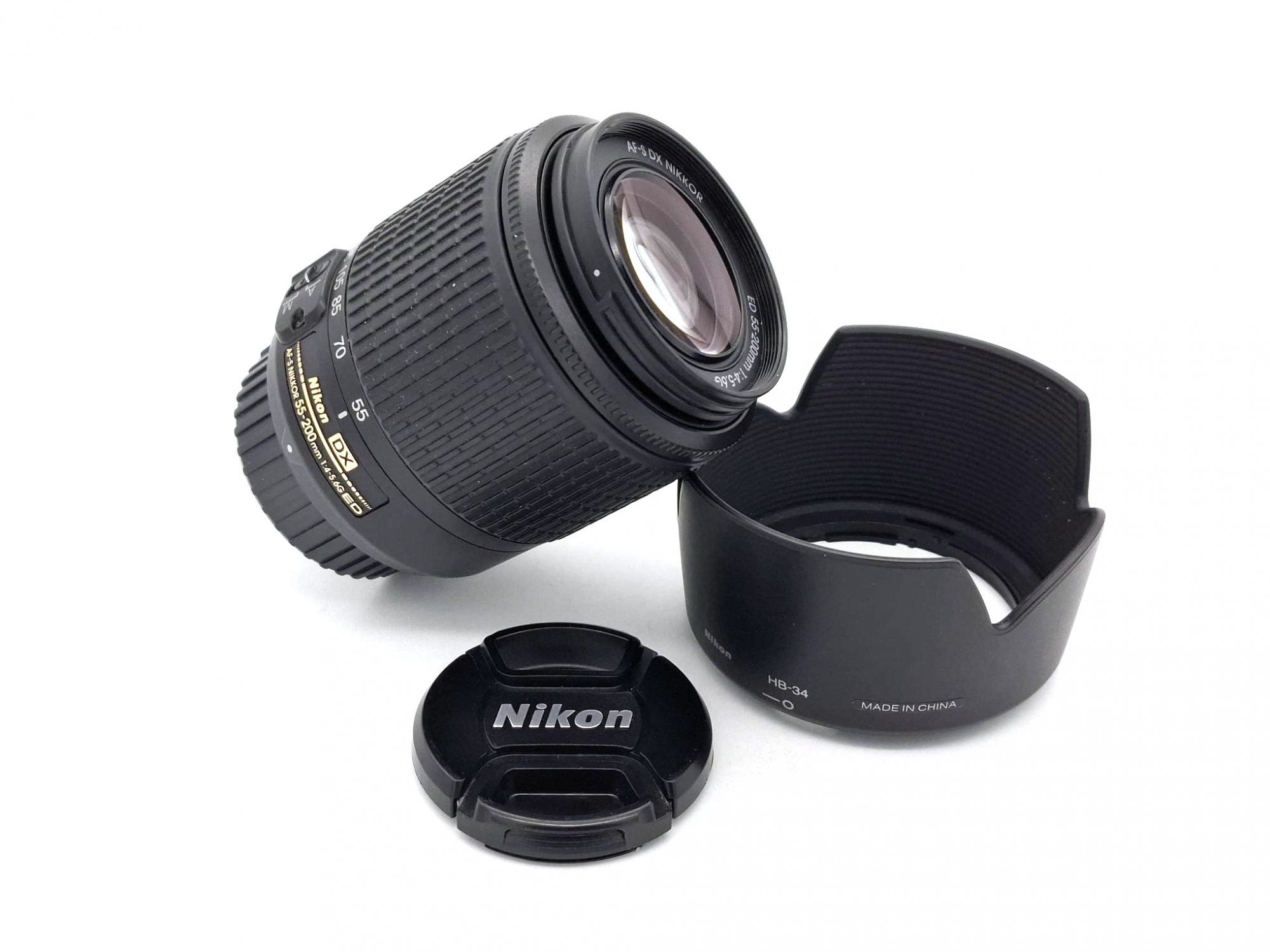 Объектив Nikon AF-S 55-200mm f/4-5.6G ED DX (состояние 5-) (б/у)