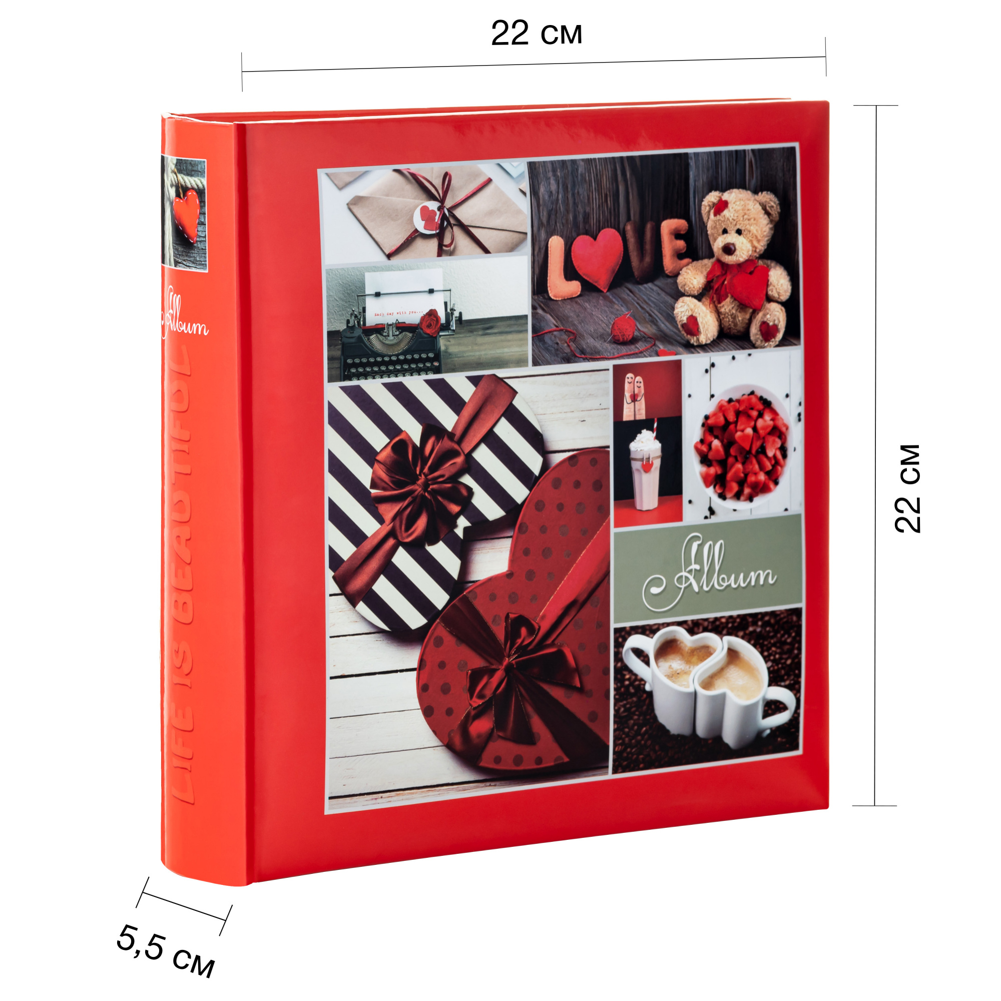 Фотоальбом Fotografia 10x15 см 200 фото, «Романтика», FA-BBM200-344
