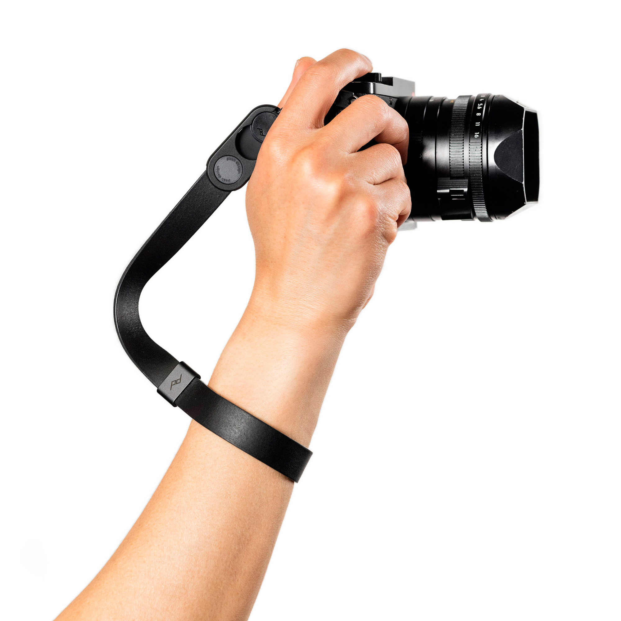 Ремень на запястье Peak Design Cuff Leather, черный
