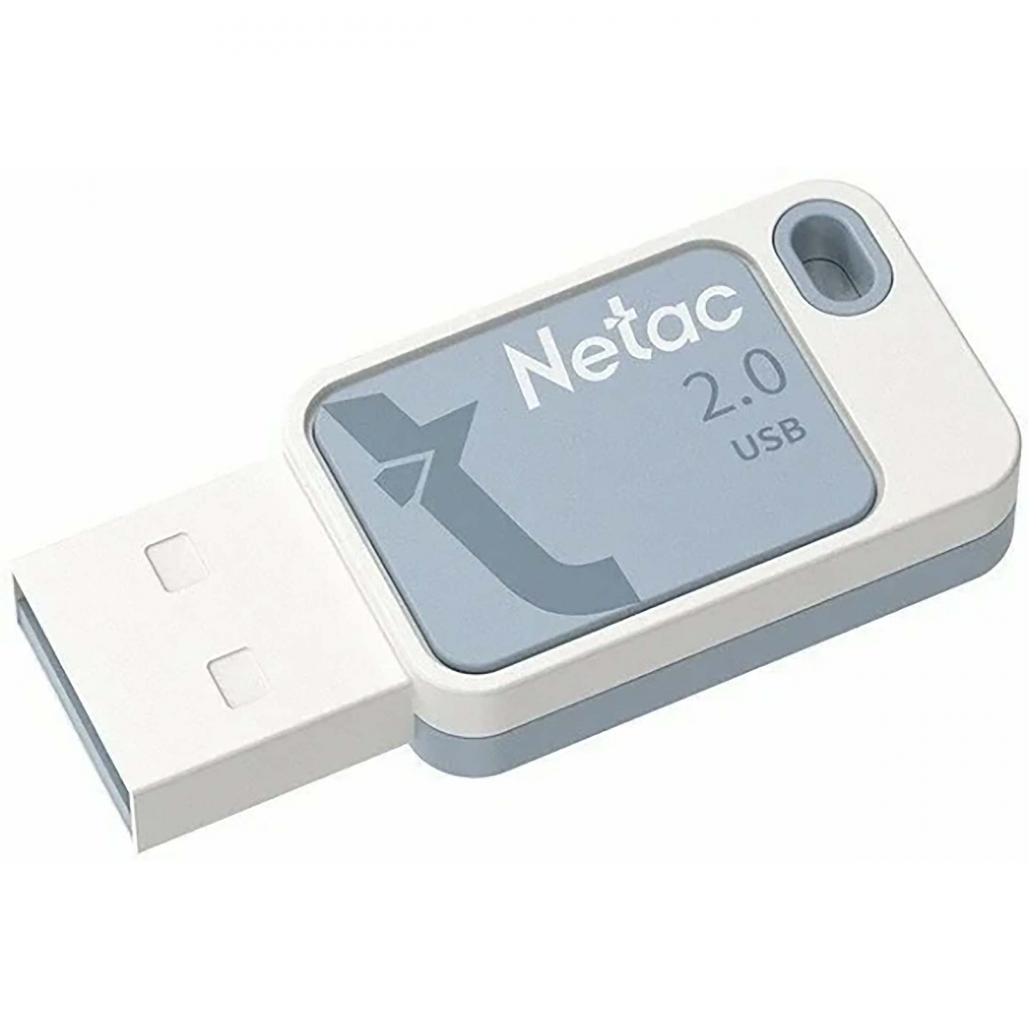 Накопитель Netac USB2 Flash 8GB UA31 голубая