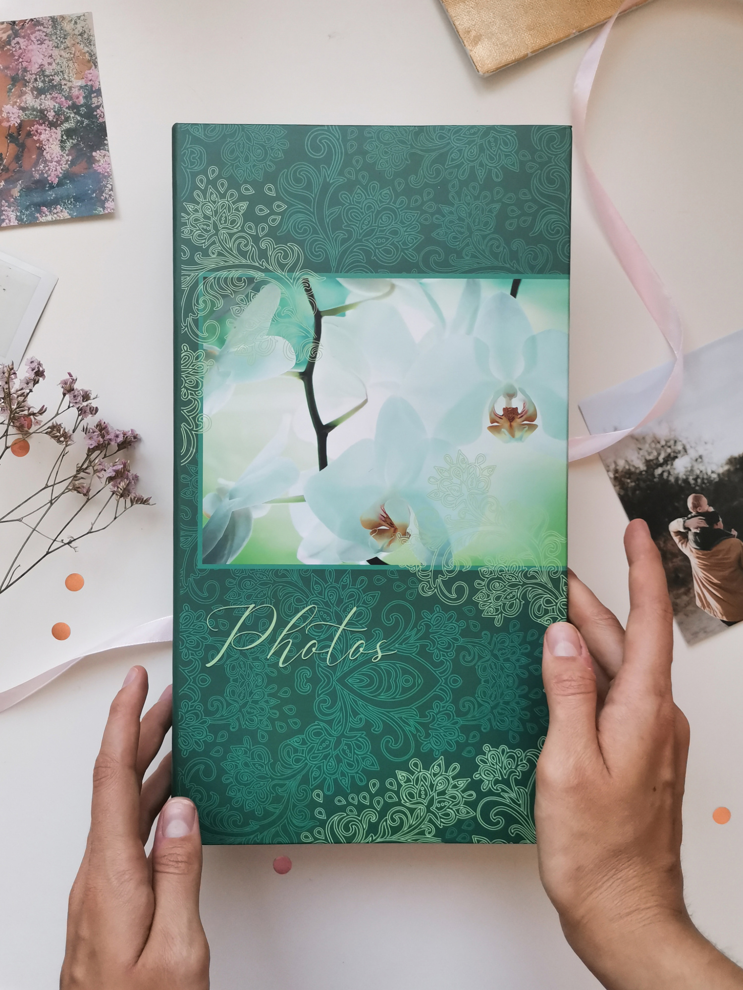 Фотоальбом Полином 300 фото 10х15 см Орхидеи